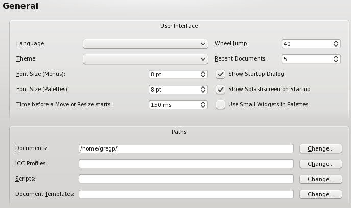 Allgemeine Einstellungen