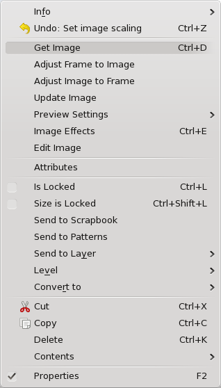 Image Context Menu