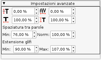 Impostazioni avanzate